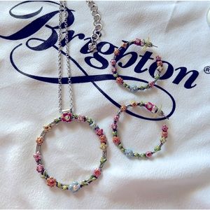 Brighton Flower Circle Necklace Set ⭐️⭐️